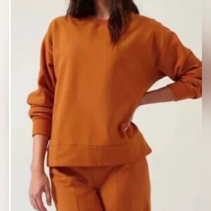 NWOT Athleta Retroplush Crewneck Sweatshirt size S